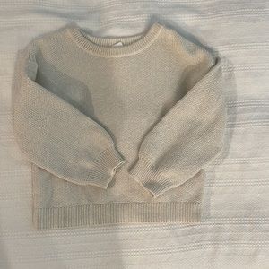 Toddler Girl Cream Knit Sweater - GAP Size 3T